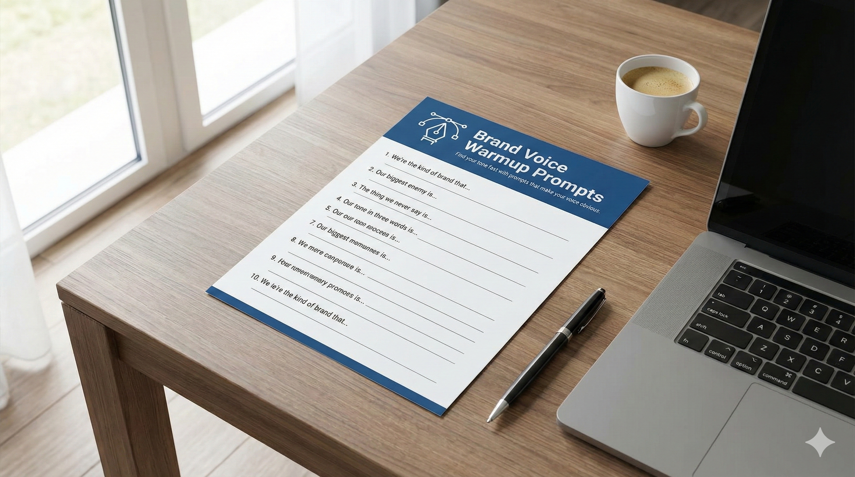 Brand Voice Warmup Prompts preview