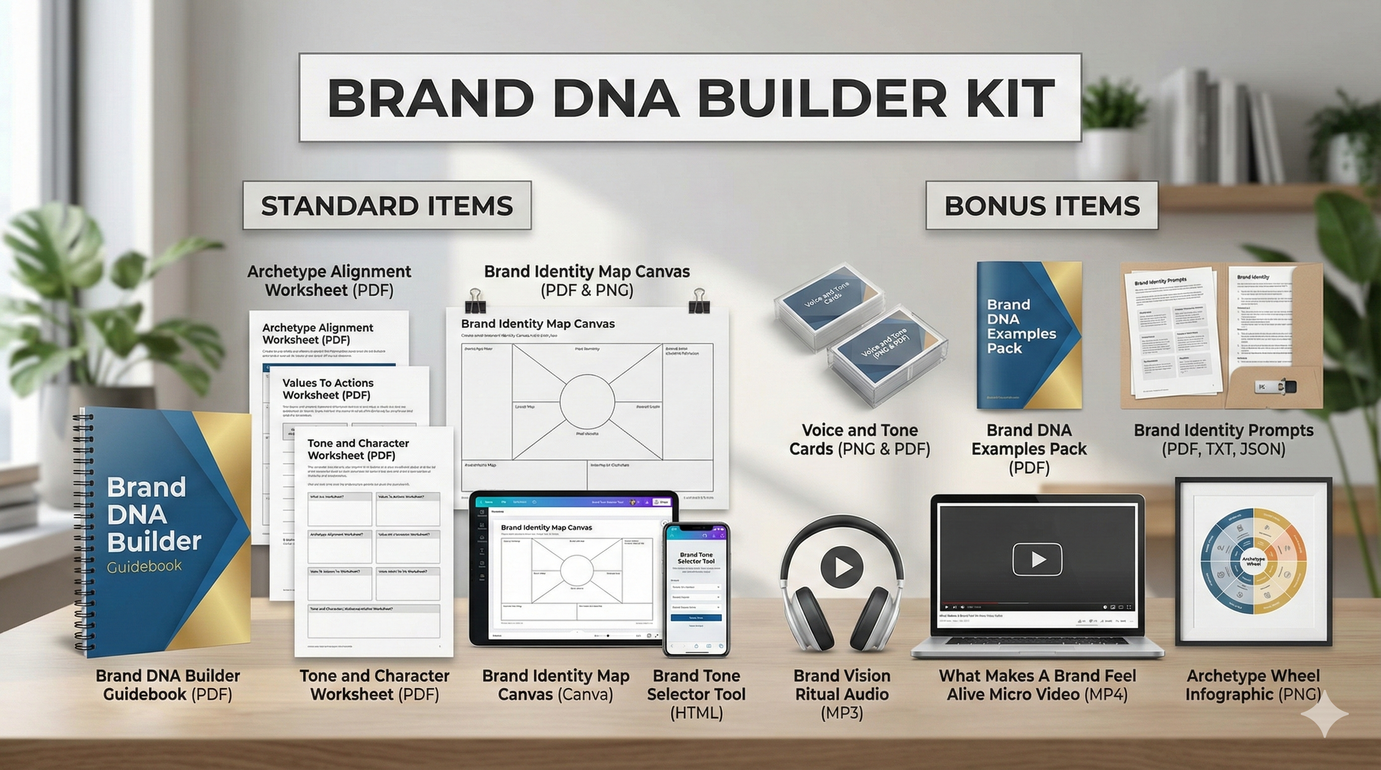 Brand DNA Builder Kit - What's included