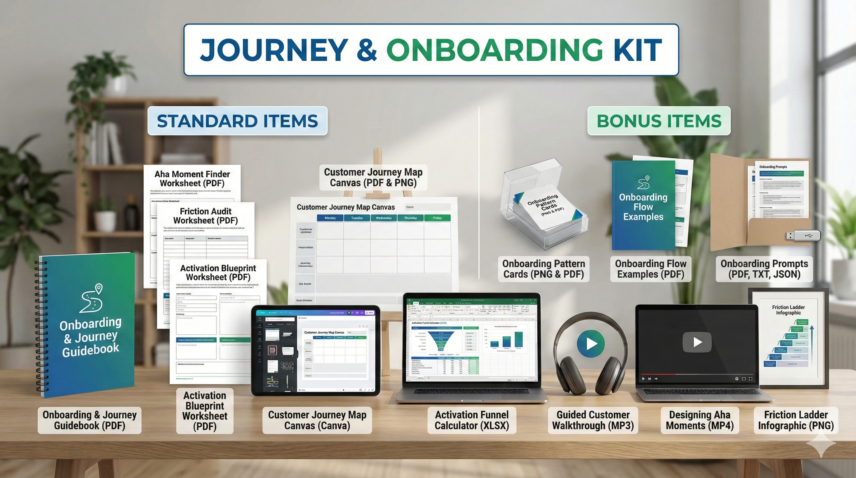 Journey & Onboarding Kit - What's included