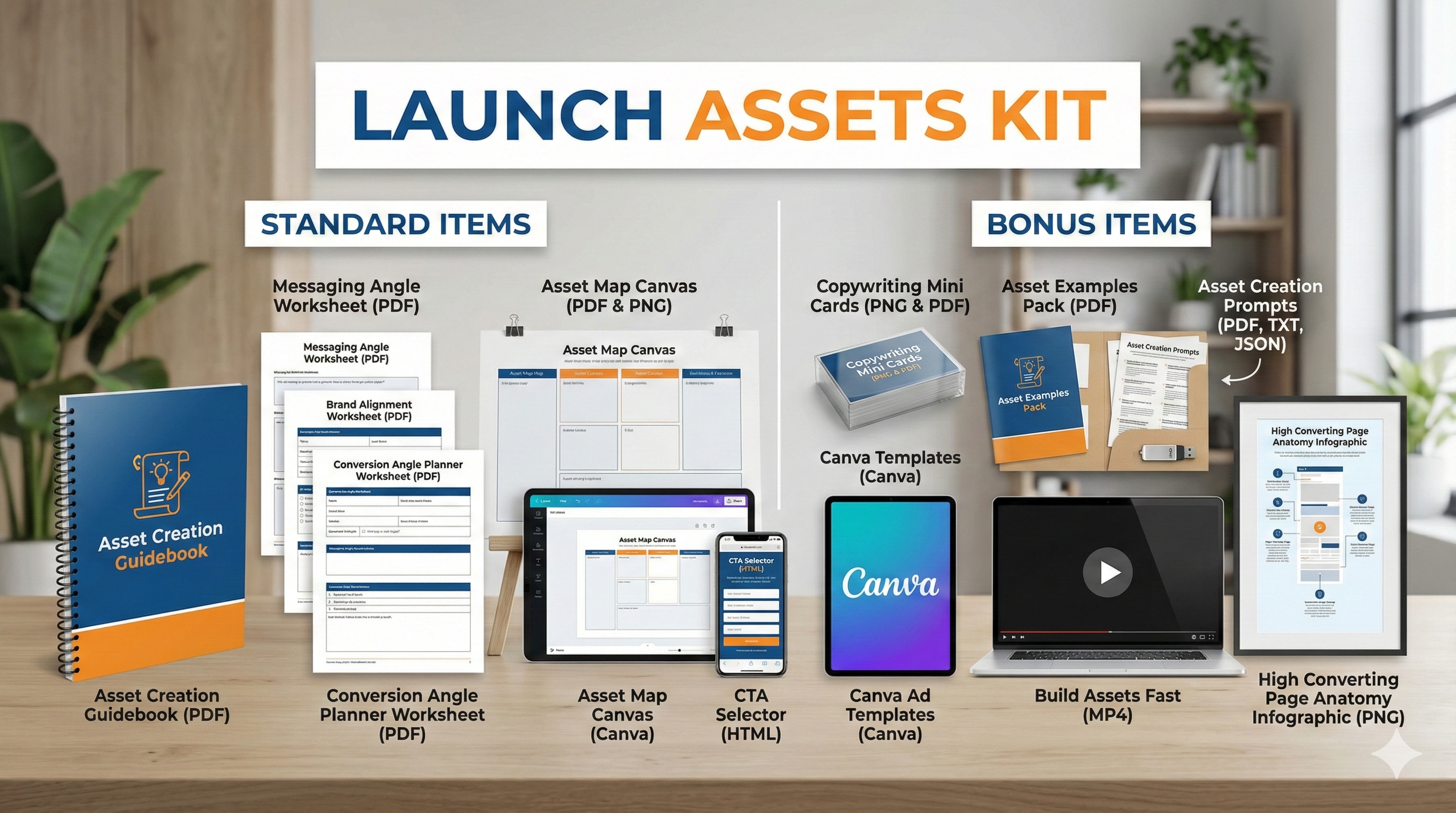 Launch Assets Kit - What's included