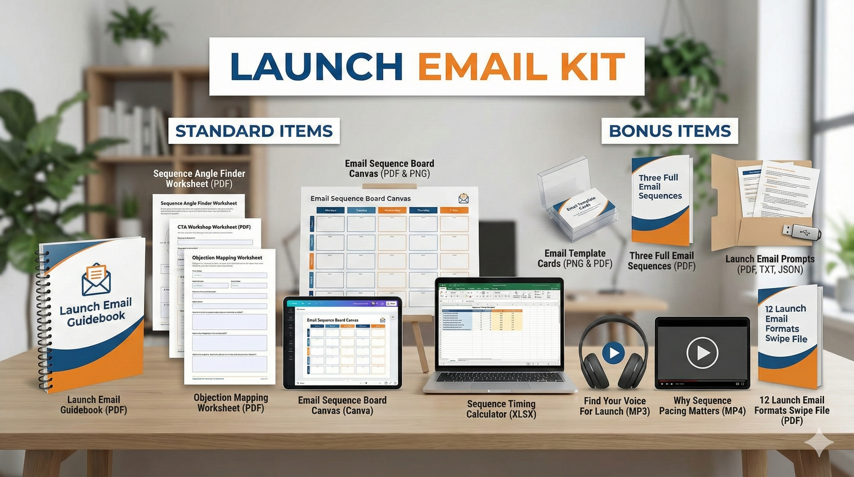 Launch Email Kit - What's included
