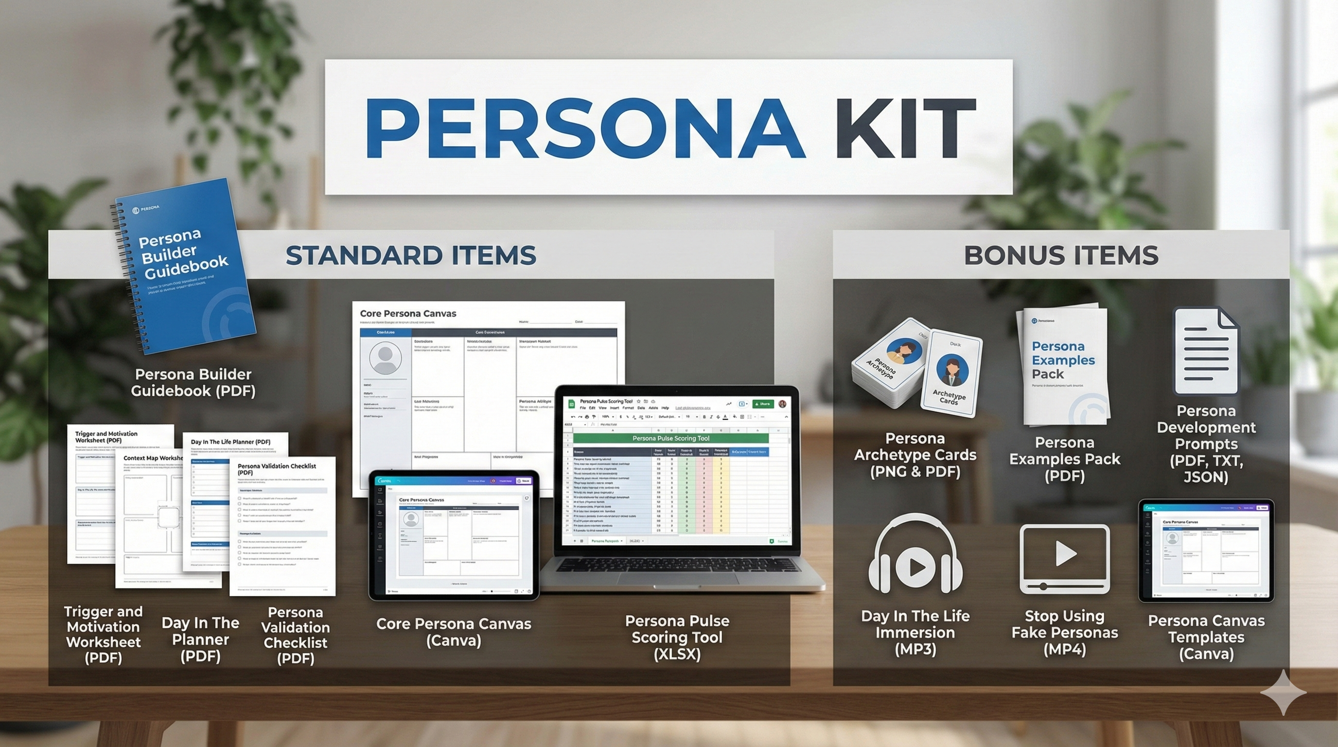 Persona Kit - What's included