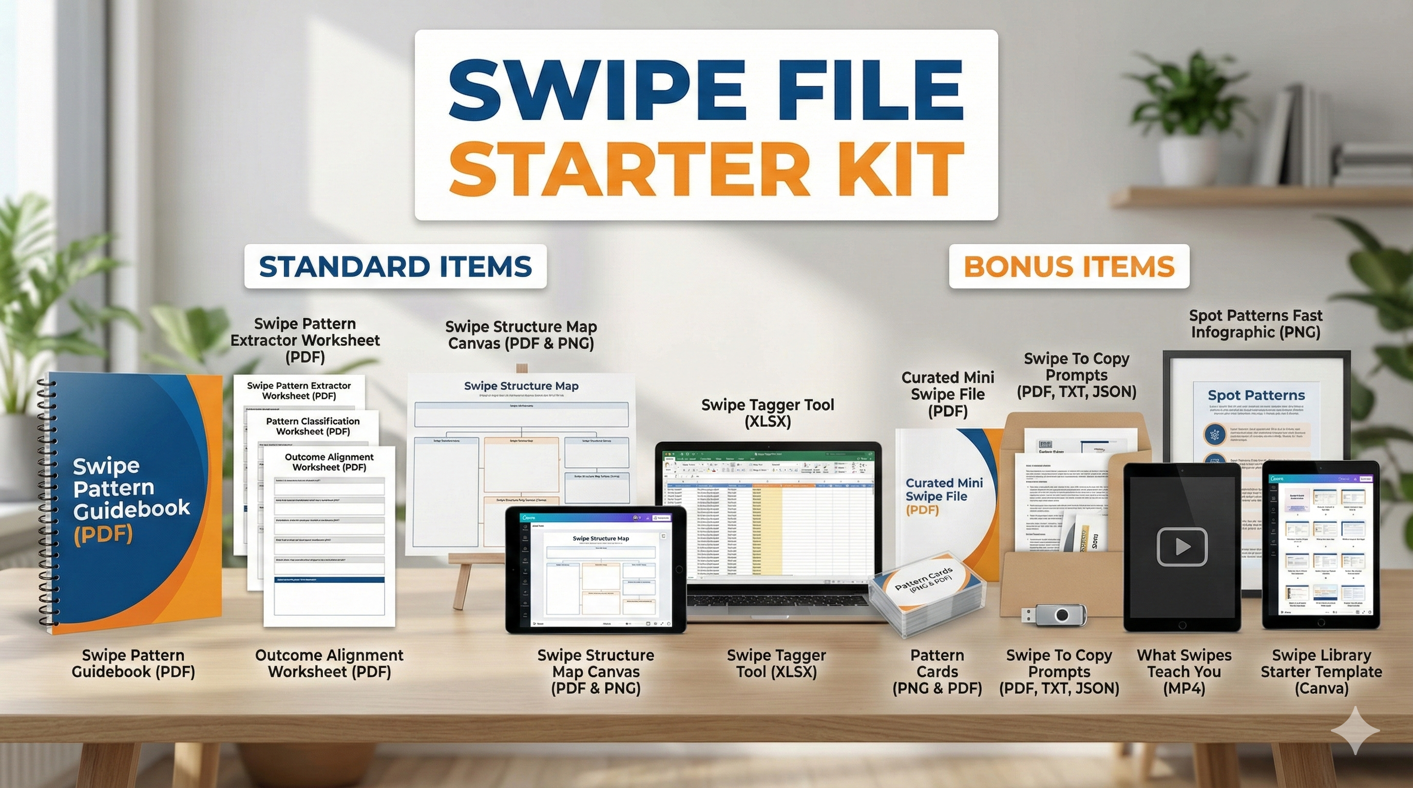Swipe File Starter Kit - What's included